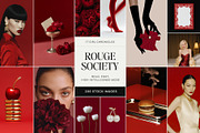 Bold Moody Red Aesthetic Stock Image, a Beauty & Fashion Photo by Make Stories Studio (Thumbnail 1 of 8)