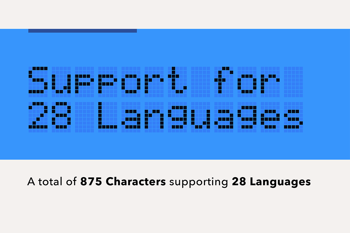 LCD HD44780 - Color Pixel Font, a Font by SelfBuild Type (Photo 2 of 17)