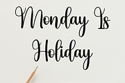 Monday, a Handwritten Font by FreshTypeINK (Thumbnail 7 of 8)