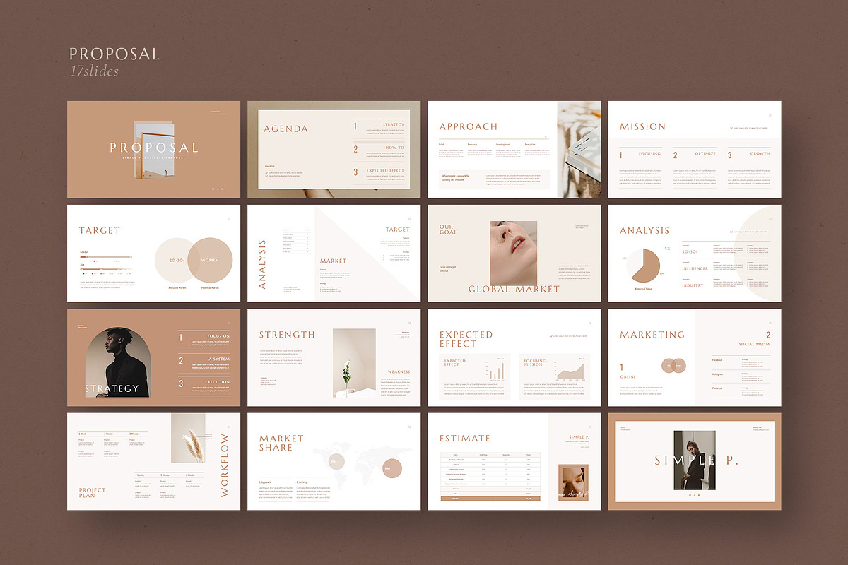 Sienna Presentation Template, a Presentation Template by Simple P. (Photo 8 of 11)