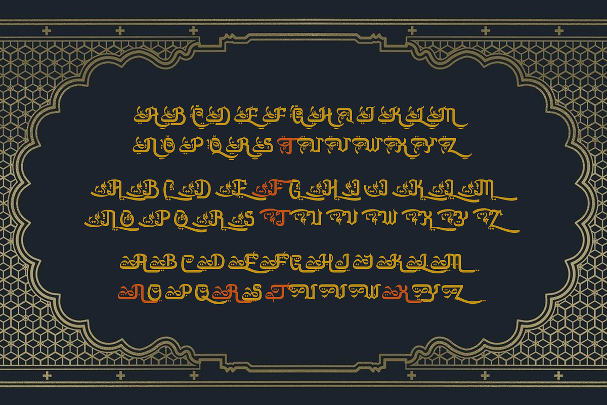 Aselami Islamic Font, a Script Font by madeDeduk (Photo 5 of 10)