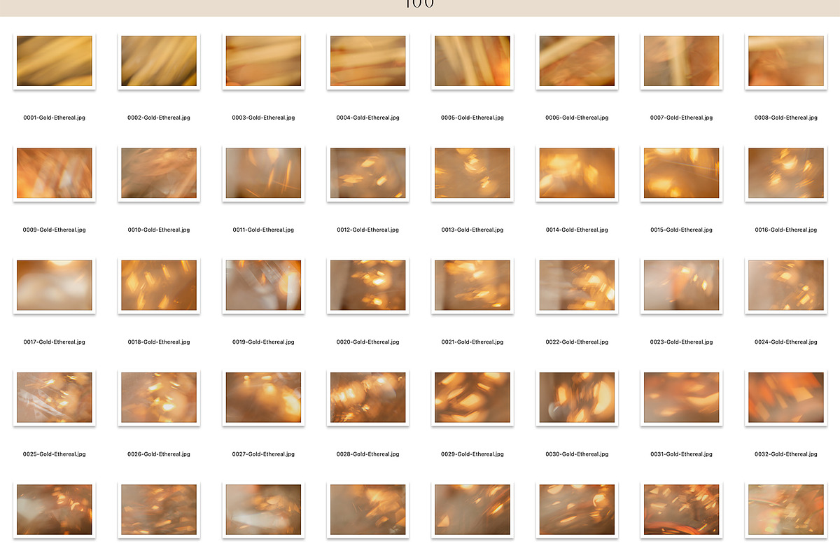 100 Gold Ethereal Light Backgrounds, an Abstract Photo by Allure Art (Photo 13 of 14)
