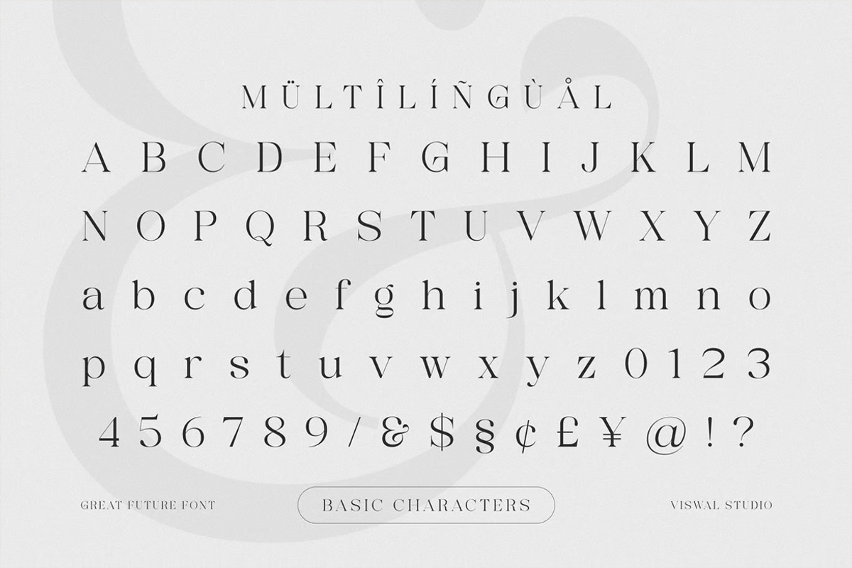 Great Future - Modern Font, a Serif Font by Viswal Studio (Photo 4 of 5)