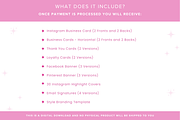 Pink Canva Branding Kit, a Branding & Logo Template by GlamWebDesigns (Thumbnail 2 of 10)