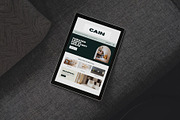 CAIN FONT - MODERNDISPLAY SAN SERIF, a Sans Serif Font by BURSTYPE (Thumbnail 9 of 9)