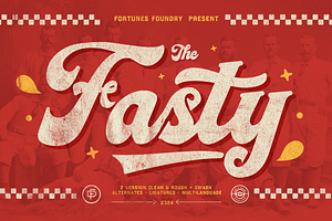 Fasty-Retro Font Duo