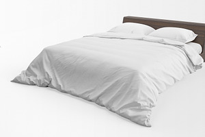 Linen Bedding Mockup Set