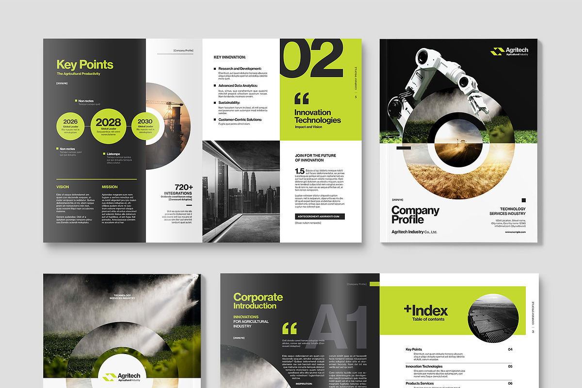 Company Profile Brochure Template, a Brochure Template by BrandPacks (Photo 5 of 6)