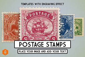 Editable Postage Stamp Templates