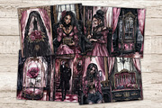 Halloween Junk Journal Paper, a Person Illustration by GlamArtZhanna (Thumbnail 6 of 10)