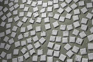 Gray Concrete with tiles