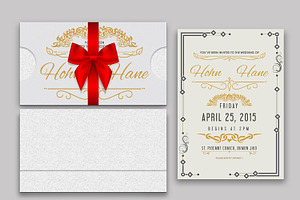 Wedding invitation card