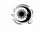 sun and moon surrounded by flowing, an Illustration by Amazin_art (Thumbnail 20 of 25)