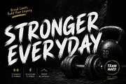 Savage Brush Font, a Handwritten Font by cocodesign (Thumbnail 3 of 9)