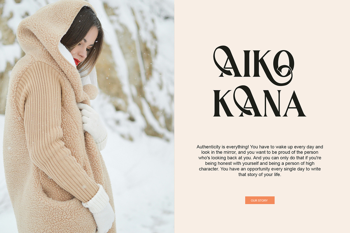 Arina Ligature Serif Typeface, a Serif Font by yaqublekker (Photo 6 of 9)