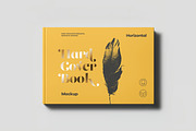 Hard Cover Horizontal Book Mock-up, an Advertising Mockup by zippypixelstudio (Thumbnail 11 of 14)
