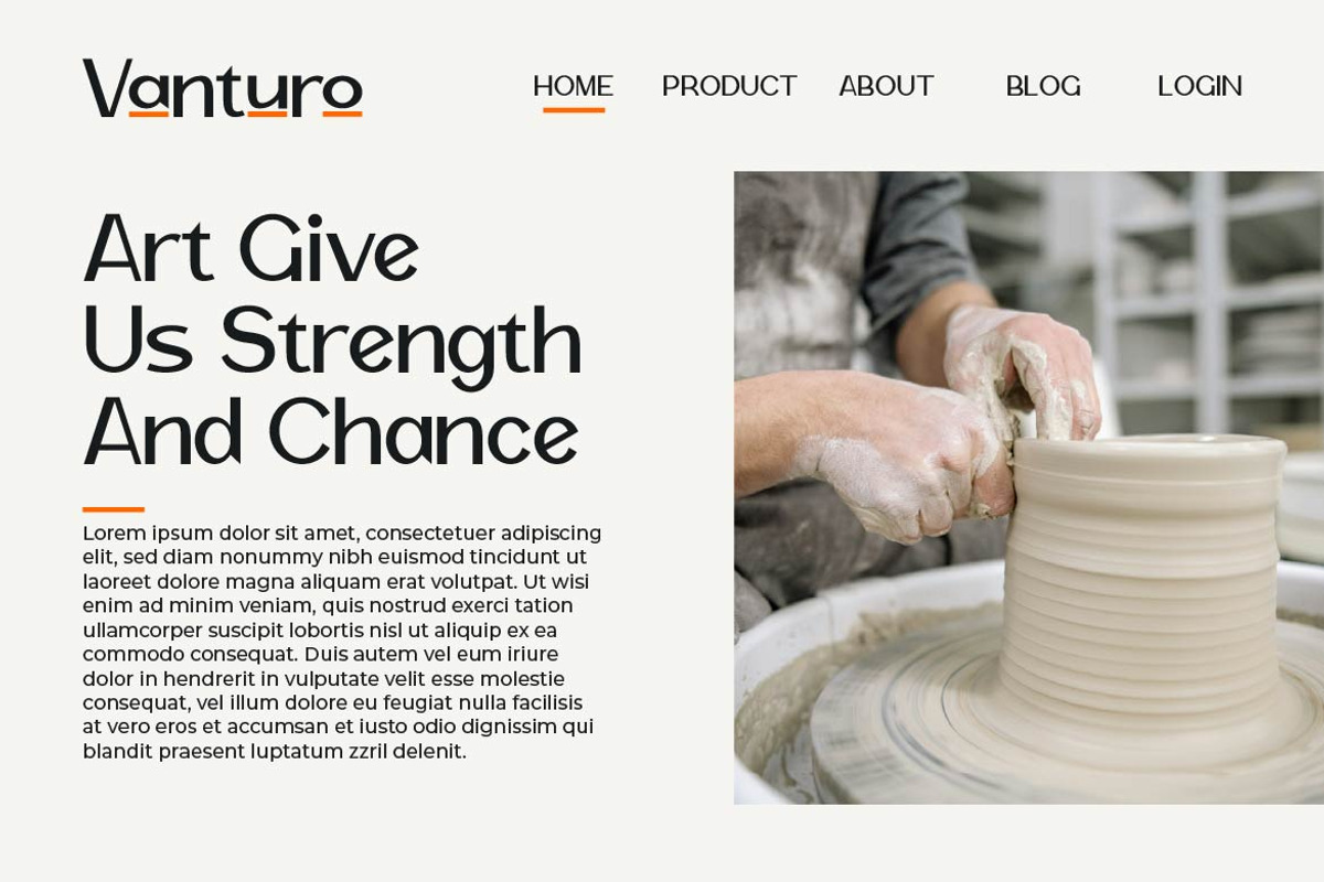 Vanturo Creative Sans Font, a Sans Serif Font by Artiveko (Photo 2 of 8)