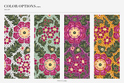 Lattice Rose Hand Illustrated Prints, a Pattern Graphic by LEAFure (Thumbnail 2 of 10)