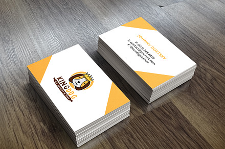 Business Card - King Dog, a Business Card Template by Brandspark Mini