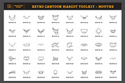 Retro Cartoon Mascot Toolkit, a Brush Add-On by Brian Ritter Design (Thumbnail 9 of 13)
