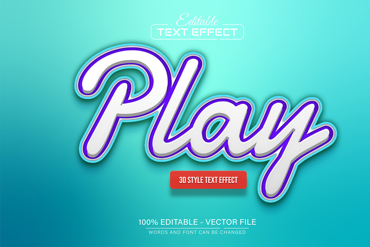 3D Text Effects Collection Vol 35, a Graphic by Aglonemadesign (Photo 3 of 9)