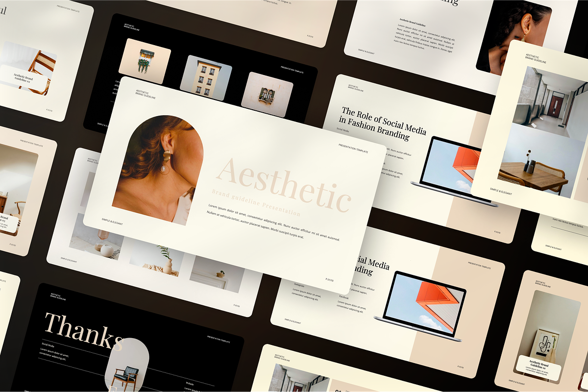 Aesthetic Brand Guideline Keynote, a Presentation Template by SquidPixey (Photo 7 of 7)