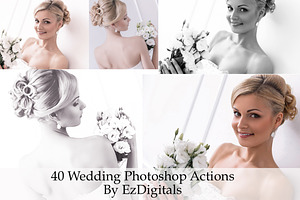 40 Wedding Photoshop Actions