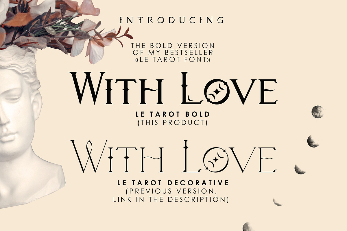Le Tarot Bold - Celestial Serif Font, a Serif Font by Struvictory.art (Photo 2 of 11)