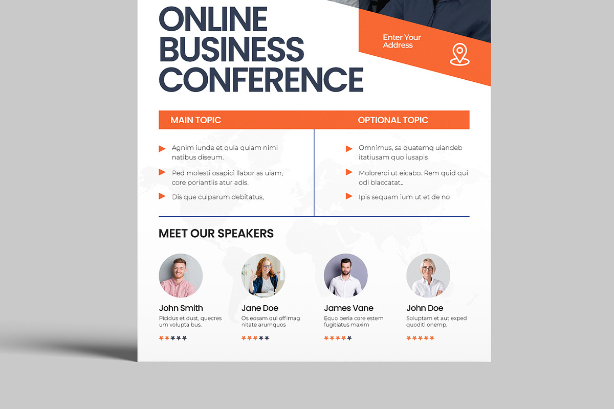 Online Business Conference Flyer, a Flyer Template by MightyDesign (Photo 5 of 8)