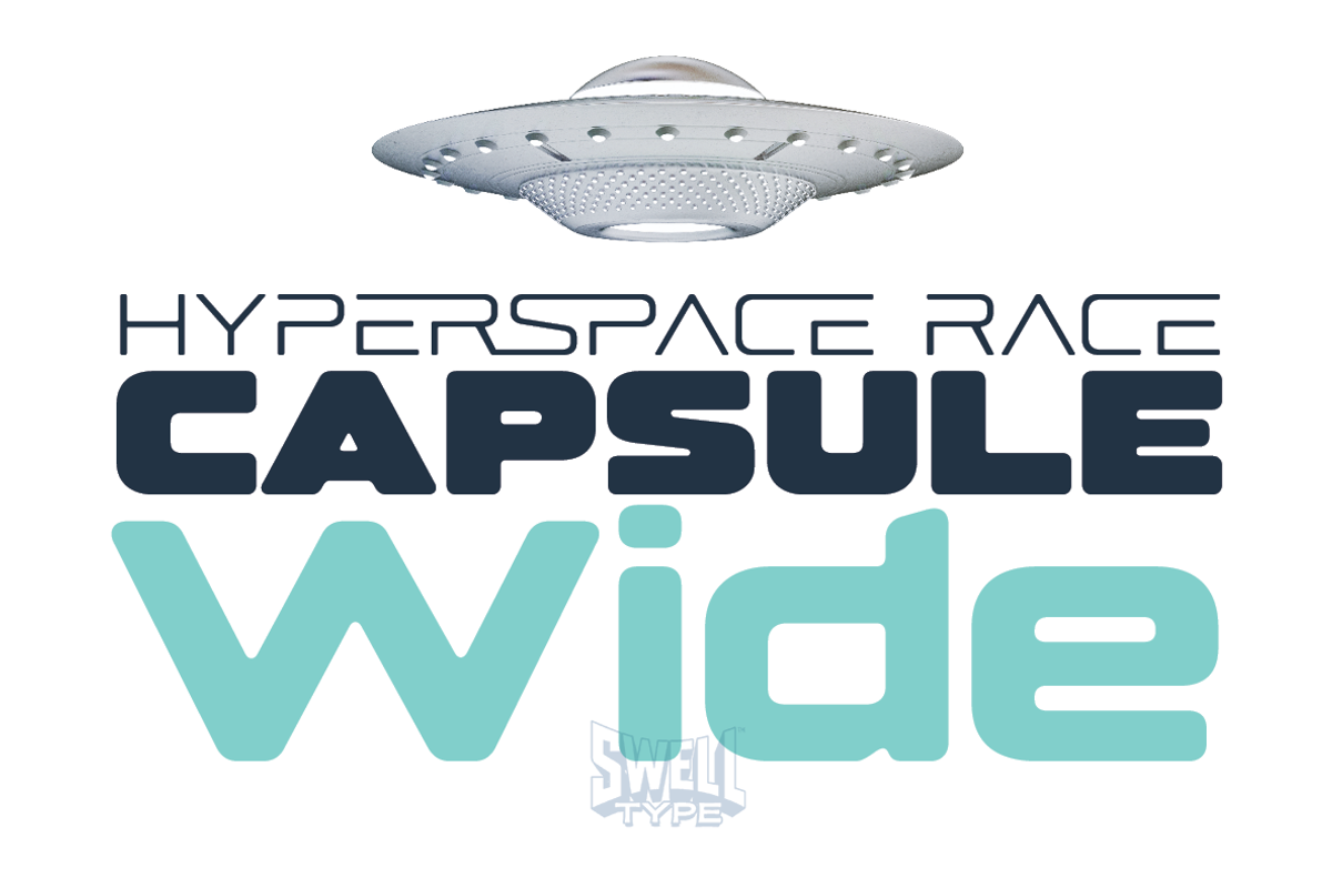 Hyperspace Race Wide, a Sans Serif Font by Swell Type (Photo 1 of 5)