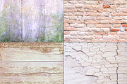 SABBY WOOD WALL BRICK TEXTURES, a Texture Graphic by Area (Thumbnail 2 of 4)