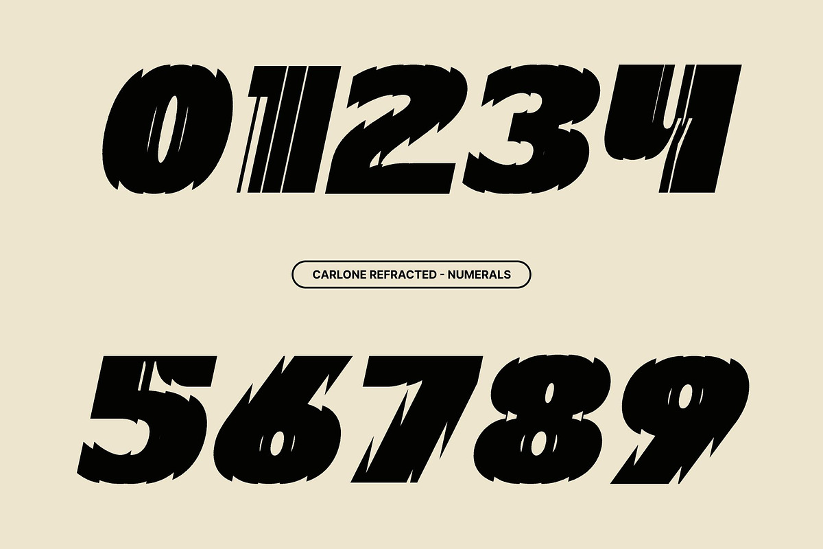 Carlone Refracted, a Sans Serif Font by Craft Supply Co. (Photo 4 of 8)