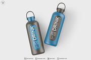 Insulated Water Bottle Mockup, a Product Mockup by SmokyPixels (Thumbnail 6 of 7)