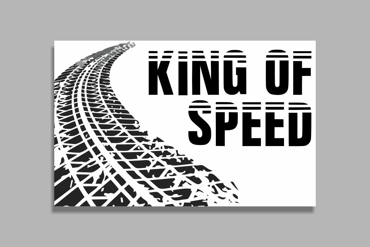 Black Speed - Racing Font, a Sans Serif Font by Fourteen Letter (Photo 3 of 6)