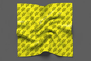 Square Handkerchief Mockup Pack, a Merchandise Mockup by Elite Mockups (Thumbnail 3 of 4)