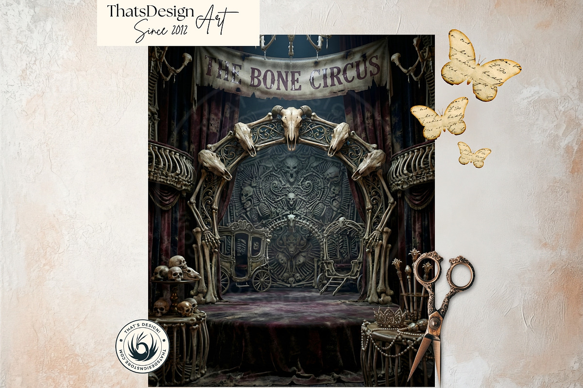 The Bone Circus Backdrops, a Background Graphic by ThatsDesignArt (Photo 5 of 13)