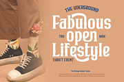 Mibundi | Retro Condensed Font, a Serif Font by twinstd (Thumbnail 8 of 13)