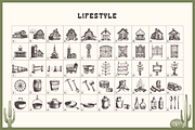 Wild, Wild West. 250 Illustrations, an Object Graphic by Cosmic Store (Thumbnail 4 of 9)