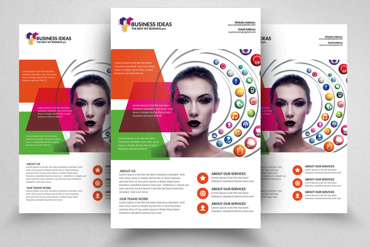 100 Business Flyers Mega Bundle, a Flyer Template by Design Up (Photo 10 of 100)