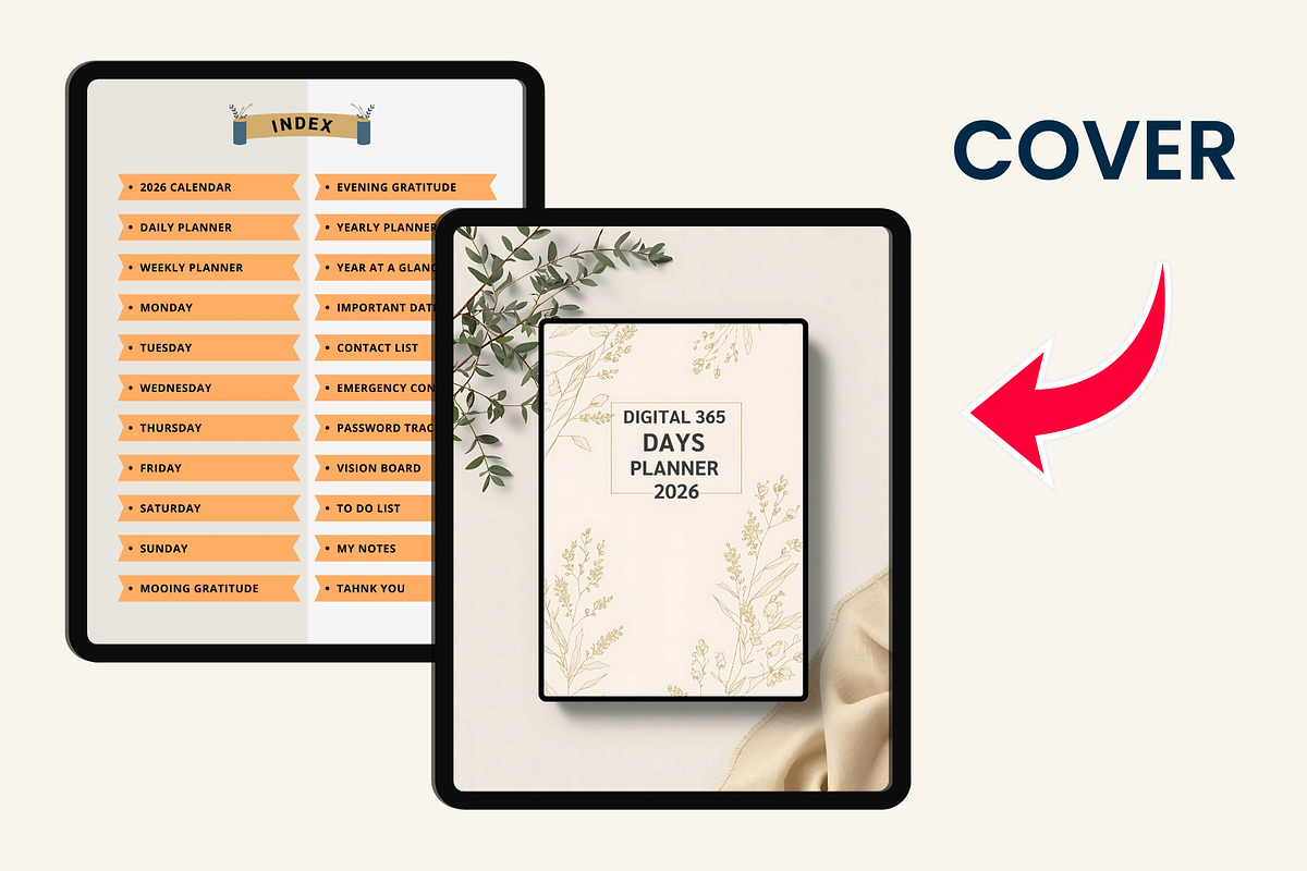 Digital 365 Days Planner 2026 preview 7