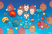 Japan Procreate Stamp, Tanabata Star, a Decorative Illustration by InkPrintsTattoo (Thumbnail 4 of 9)