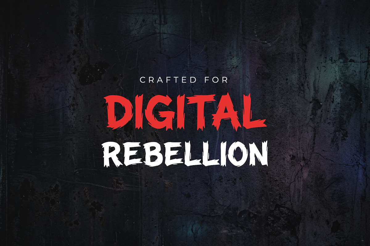 Urban Scratch Decorative Font, a Handwritten Font by Graphic Spirit (Photo 5 of 8)