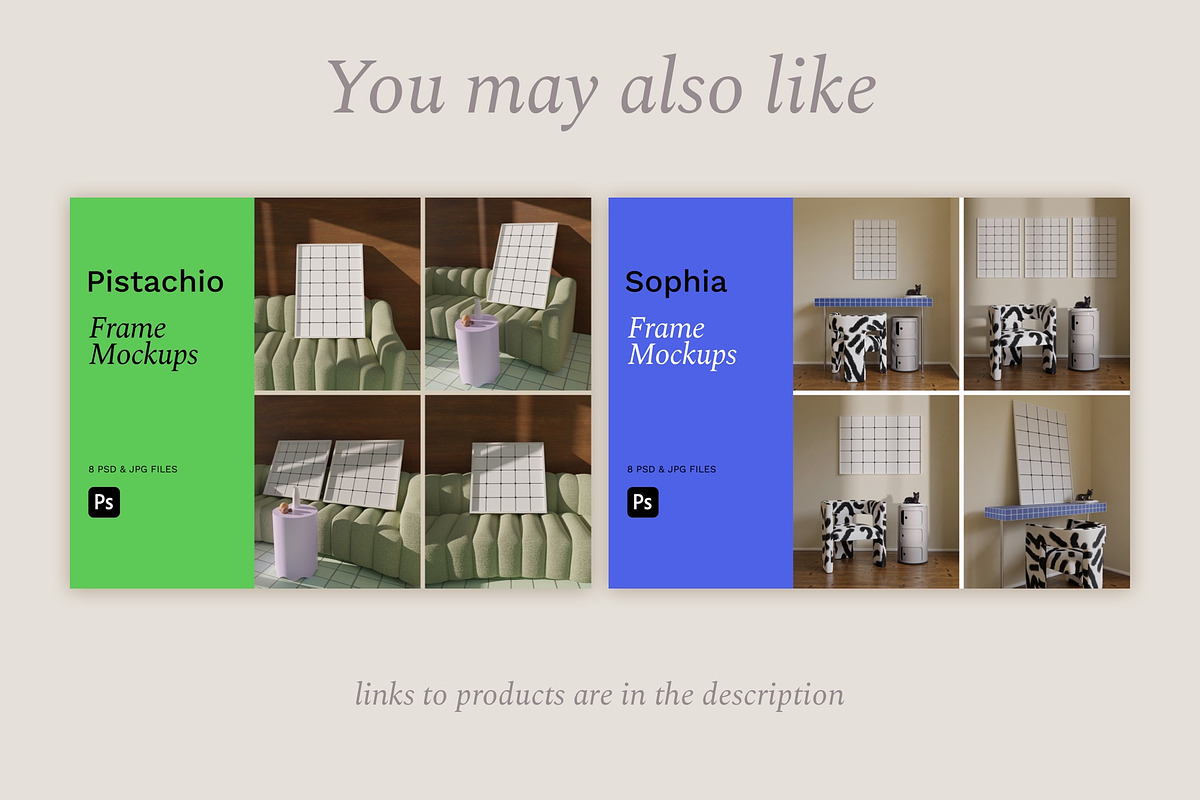 KARMELITA Frame Mockup Bundle, a Print Template by Bonumo (Photo 10 of 10)