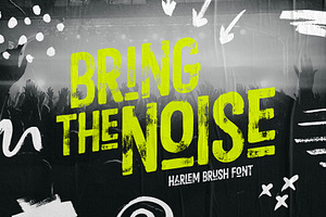 Harlem Brush Font