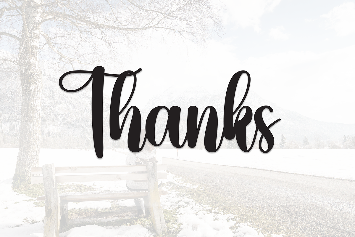 Winter Charming | Script Font, a Handwritten Font by Scratchones (Photo 9 of 9)