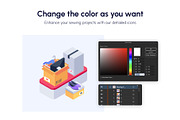Moving Home Isometric Icons, an Emoji Icon by Vectors Market (Thumbnail 4 of 10)