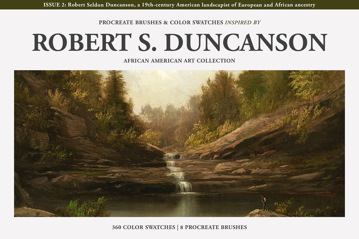 Robert S. Duncanson Procreate Kit, a Brush Add-On by Digi Life (Photo 1 of 12)