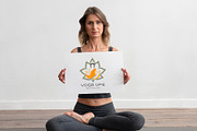 Modern Yoga Logo Collection, a Branding & Logo Template by YUDesignStore (Thumbnail 3 of 13)