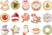Christmas Cookie Clipart Sublimatio, an Illustration by Designking (Thumbnail 3 of 5)