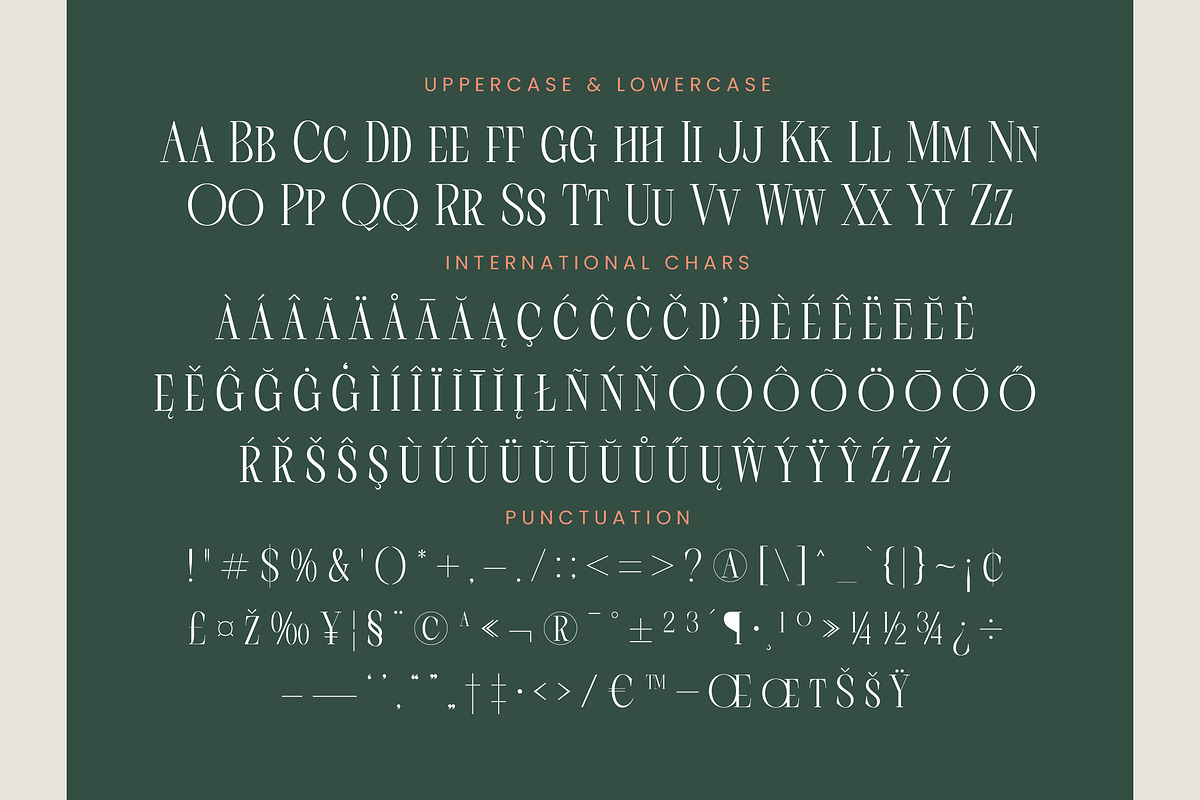 Scarfi Modern All Caps Serif, a Serif Font by timelesstype.co (Photo 18 of 20)